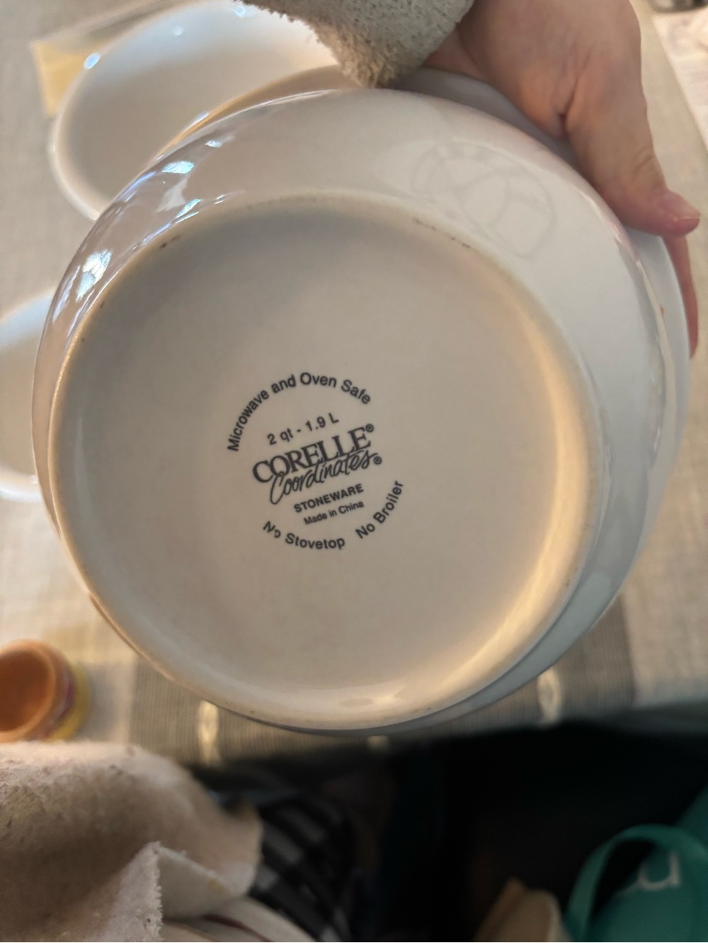 Corelle Stoneware Mixing Bowls - Picture 6 of 7